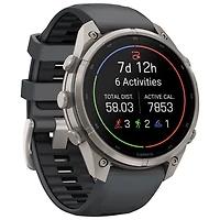 Garmin fēnix 9 Pro 47mm Sapphire AMOLED GPS Multisport Smartwatch - Silver / Graphite / Black