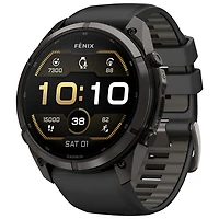 Garmin fēnix 9 Pro 51mm Sapphire AMOLED GPS Multisport Smartwatch - Carbon Grey / Black / Pebble Grey