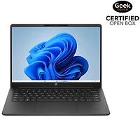 Open Box - HP OmniBook 3 14" Laptop - AMD Athlon Silver 10 - 8GB LPDDR5 - 128GB SSD - Radeon 610M - Windows 11 S - Jet Black