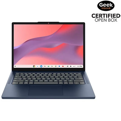 Open Box - Lenovo 14" Chromebook - MediaTek Kompanio 540 - 4GB LPDDR5x - 64GB eMMC - ChromeOS - Cosmic Blue