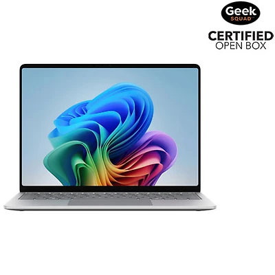 Open Box - Microsoft Surface Laptop 13.8" 120Hz Touchscreen Copilot+ PC Laptop - Snapdragon X2 Elite - 16GB LPDDR5x - 512GB SSD - Windows 11 Home - Platinum - English
