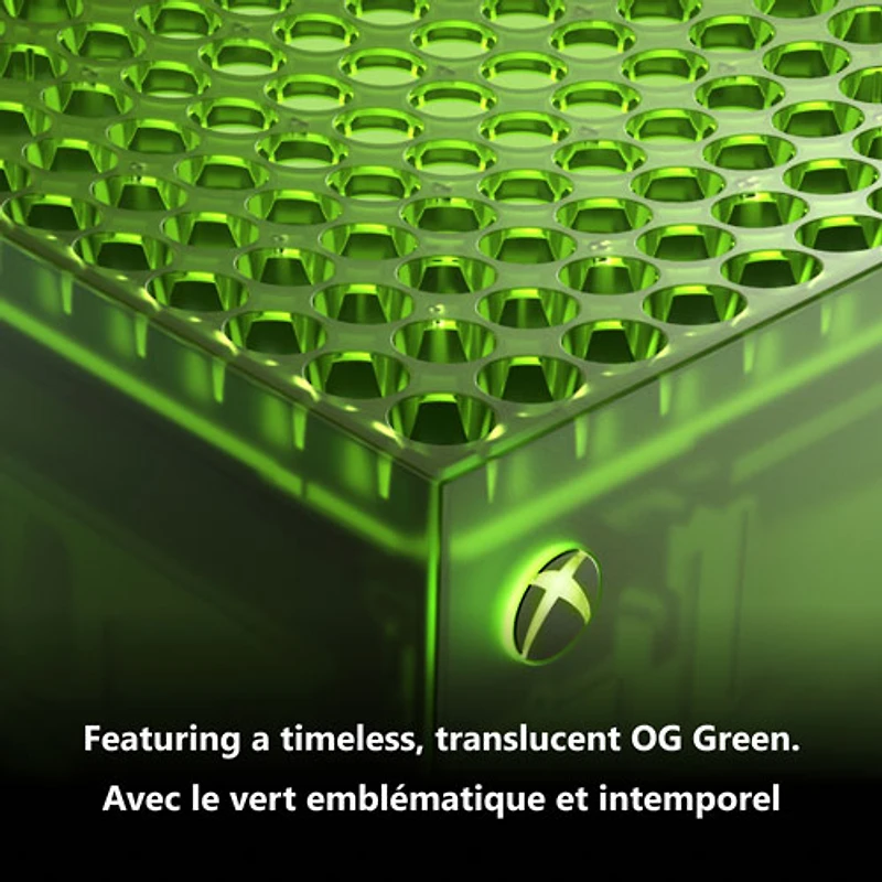 Console de jeu XBOX Series X de 1 To - Édition spéciale X25 - Vert translucide