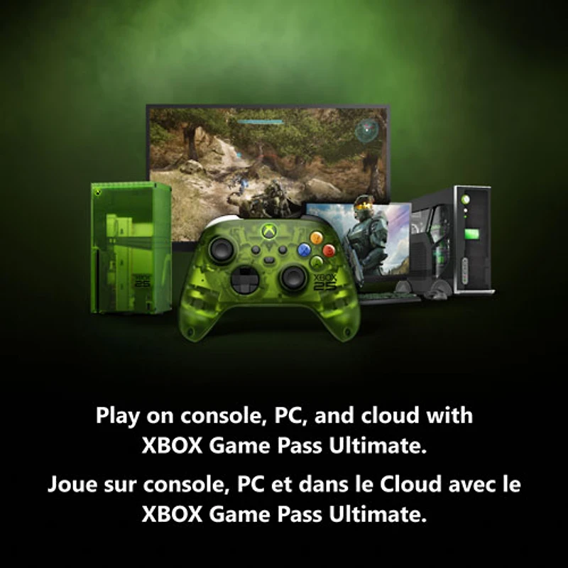 Console de jeu XBOX Series X de 1 To - Édition spéciale X25 - Vert translucide