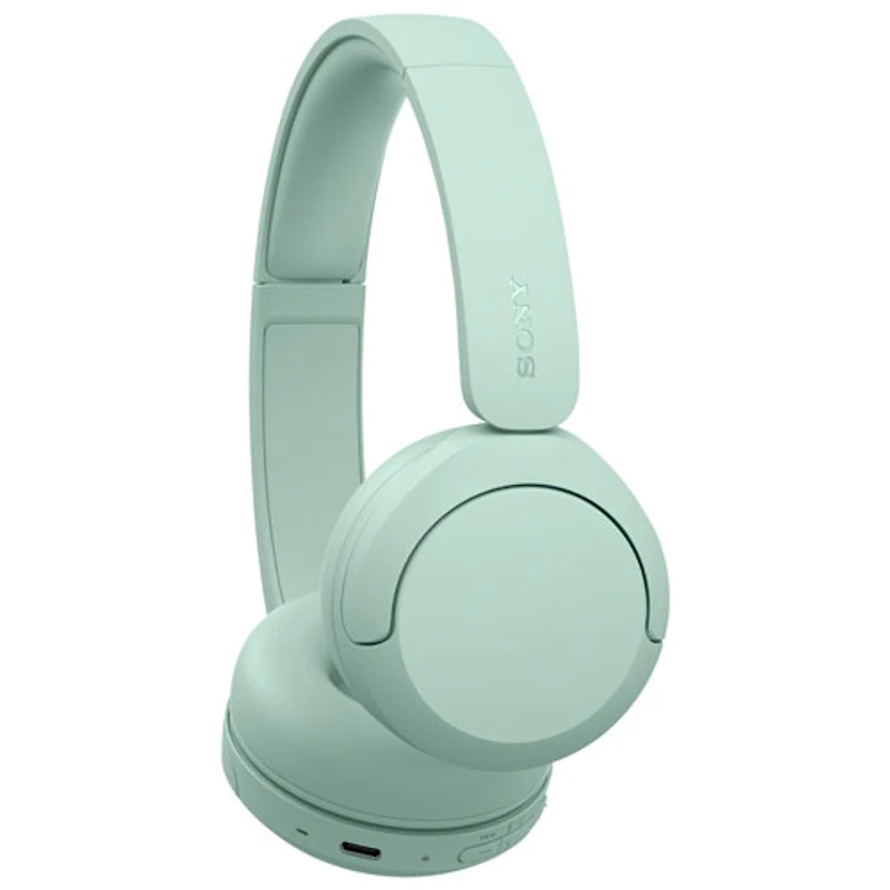 Sony WH-530 On-Ear Bluetooth Headphones - 55 Hour Playtime, Mint