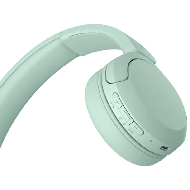 Sony WH-530 On-Ear Bluetooth Headphones - 55 Hour Playtime, Mint