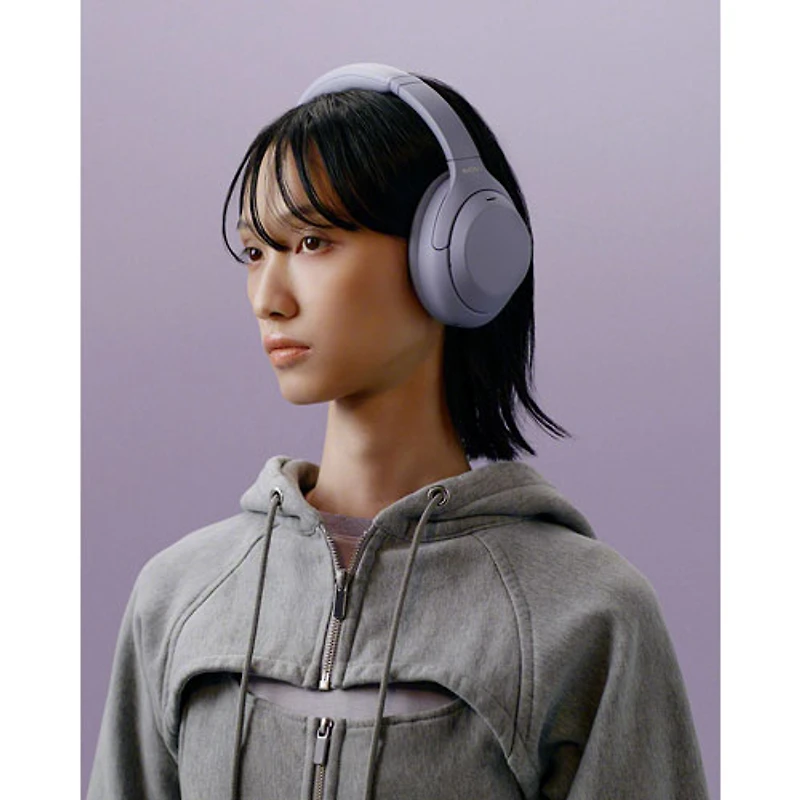 Sony WH-1000XM4C Over-Ear Noise Cancelling Bluetooth Headphones (2nd Gen) - 27 Hour Playtime, Fast Charging, Lavender