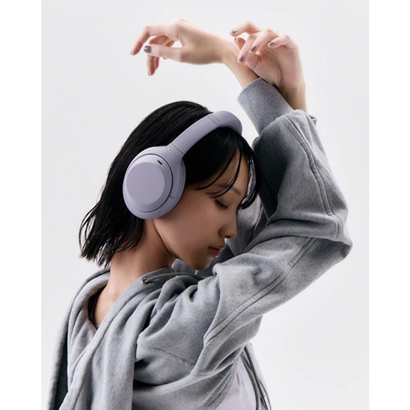 Sony WH-1000XM4C Over-Ear Noise Cancelling Bluetooth Headphones (2nd Gen) - 27 Hour Playtime, Fast Charging, Lavender
