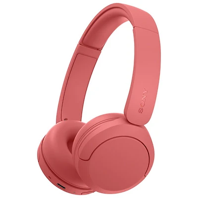 Sony WH-530 On-Ear Bluetooth Headphones - 35 Hour Playtime, Coral