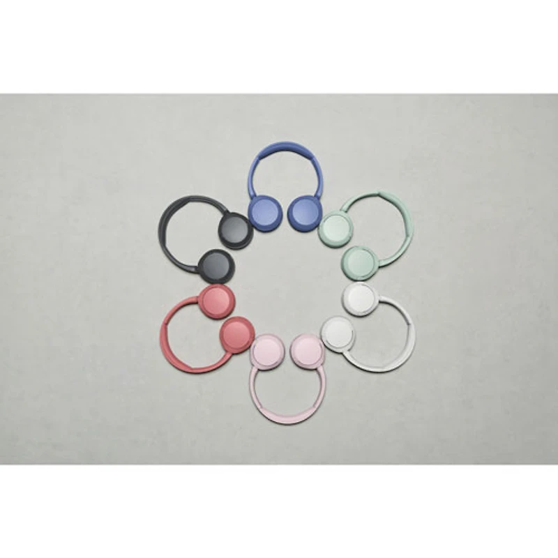 Sony WH-530 On-Ear Bluetooth Headphones - 35 Hour Playtime, Coral