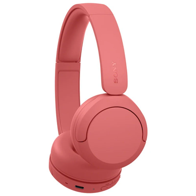 Sony WH-530 On-Ear Bluetooth Headphones - 35 Hour Playtime, Coral
