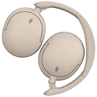 Sony WH-CH730N Over-Ear Noise Cancelling Bluetooth Headphones - 50 Hour Playtime, Fast Charging, Oat