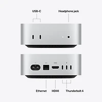 Apple Mac mini 256GB (MHQK4VC/A) Apple M6 12-Core CPU / 12-Core GPU / 16GB RAM Computer