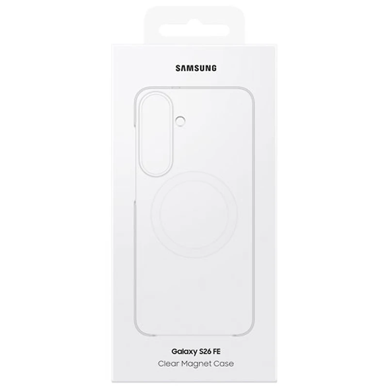 Samsung Clear Fitted Hard Shell Case with Magnet for Galaxy S26 FE - Clear