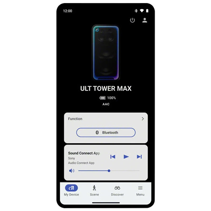 Sony Ult Tower Max Bluetooth Wireless Speaker - Black