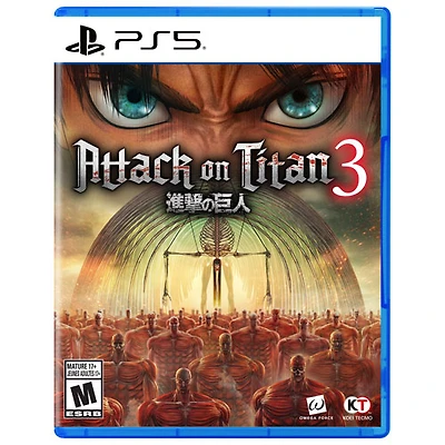 Attack on Titan 3 SteelBook Launch Edition (PS5)