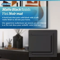 Schlage Arrive Smart WiFi Deadbolt Smart Lock Combo - Matte Black