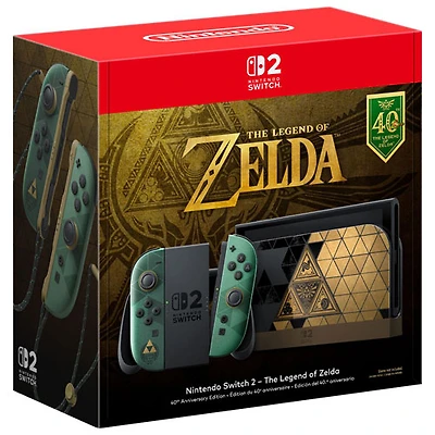 Nintendo Switch 2 Console - The Legend of Zelda 40th Anniversary Edition