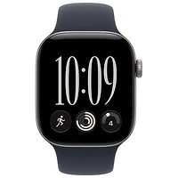Apple Watch Series 12 (GPS) 42mm Space Grey Aluminum Case with Navy Blue Sport Band - Small/Medium