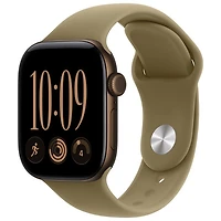Apple Watch Series 12 (GPS) 42mm Dark Bronze Aluminum Case with Olive Sport Band