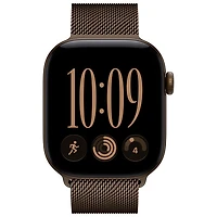 Apple Watch Series 12 (GPS) 42mm Dark Bronze Aluminum Case with Dark Bronze Milanese Loop