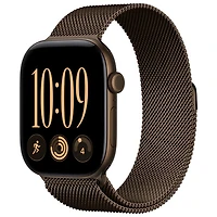 Apple Watch Series 12 (GPS) 46mm Dark Bronze Aluminum Case with Dark Bronze Milanese Loop