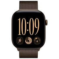 Apple Watch Series 12 (GPS) 46mm Dark Bronze Aluminum Case with Dark Bronze Milanese Loop