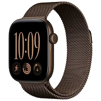 Apple Watch Series 12 (GPS + Cellular) 42mm Dark Bronze Aluminum Case with Dark Bronze Milanese Loop