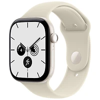 Apple Watch Series 12 (GPS + Cellular) 46mm Pearl White Ceramic Case with Sand Sport Band