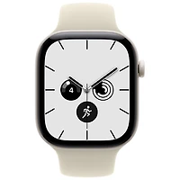 Apple Watch Series 12 (GPS + Cellular) 46mm Pearl White Ceramic Case with Sand Sport Band