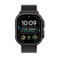 Apple Watch Ultra 4 (GPS + Cellular) 49mm Black Titanium Case with Black Milanese Loop