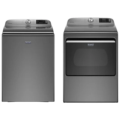 Maytag Cu. Ft. High Efficiency Top Load Washer & 7.4 Cu. Ft. Electric Dryer