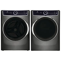 Electrolux 6 Series 5.2 Cu.Ft. HE Front Load PerfectSteam Washer & 8.0 Cu. Ft. Electric PerfectSteam Dryer - Grey