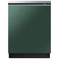 Samsung 24" 42dB Built-In Dishwasher with BESPOKE Dishwasher Door Panel - Emerald Green