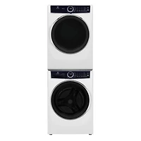 Electrolux 5.2 Cu Ft Front Load Steam Washer & 8 Cu Ft Electric Steam Dryer w/ Stacking Kit