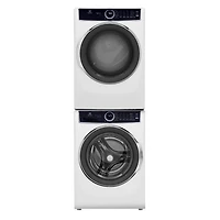 Electrolux 5.2 Cu. Ft. Front Load Steam Washer & 8 Cu. Ft. Electric Steam Dryer w/ Stacking Kit - White