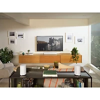Sonos Beam (2nd Gen) Sound Bar & 2 Era 100 Multi-Room Speakers - White