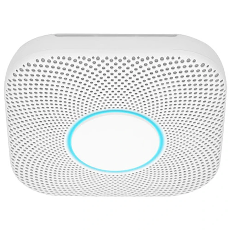 Google Home Safety Bundle - Nest Protect Wi-Fi Smoke & Carbon Monoxide Alarm 2-pack & Insignia Headphone Adapter 