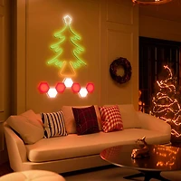 GE Cync Dynamic Effects Hexagon 7 Light Panels - Smarter Kit & Neon Shape Smart Light Strip