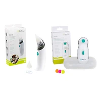 Ensemble pour la santé des bébés de bbluv - Aspirateur nasal à piles et lime à ongles électrique 