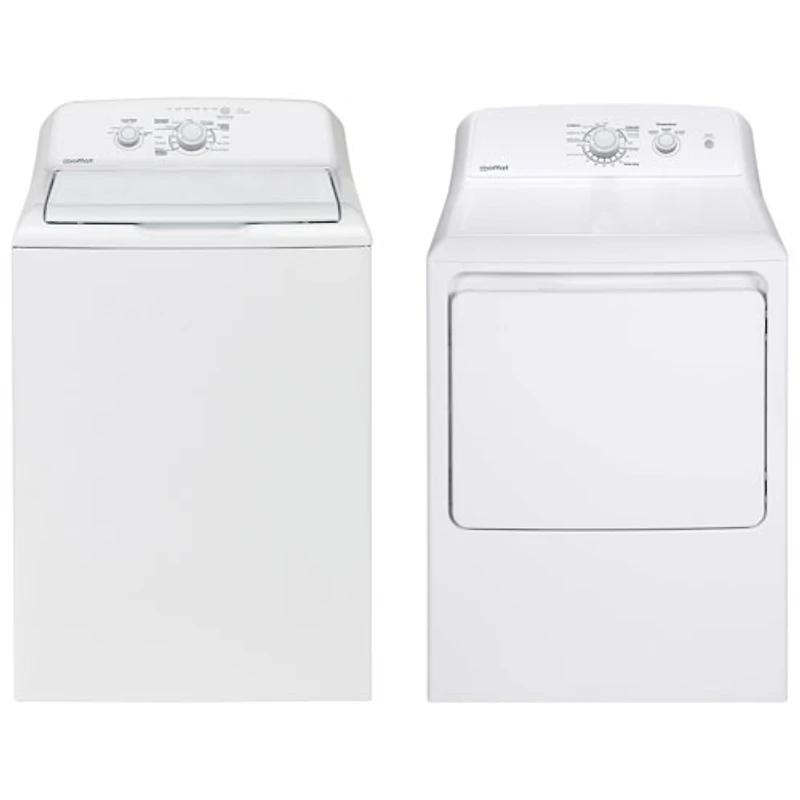 Moffat 4.4 Cu. Ft. Top Load Washer & Electric Dryer - White