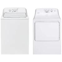 Moffat 4.4 Cu. Ft. Top Load Washer & Electric Dryer - White