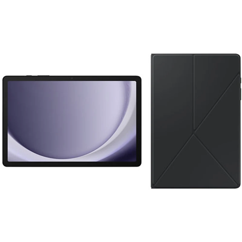 Samsung Galaxy Tab A9+ (Plus) 11" 64GB Android Tablet with Book Cover Case - Graphite/Black