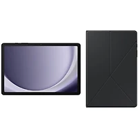Samsung Galaxy Tab A9+ (Plus) 11" 64GB Android Tablet with Book Cover Case - Graphite/Black