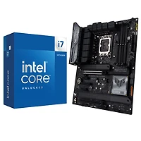 Processeur Core i7-14700K d'Intel et carte mère DDR5 ATX LGA 1700 Wi-Fi TUF Gaming Z790-Plus d'ASUS