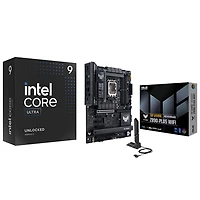 Processeur à 24 coeurs de 4,6 GHz Core Ultra 9-285K d'Intel/Carte mère TUF GAMING Wi-Fi LGA1851 ATX DDR5 d'Intel