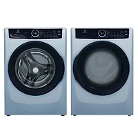Laveuse à vapeur à chargement frontal HE 5,2 pi³/sécheuse électrique à vapeur 8 pi³ d'Electrolux - Bleu glacier