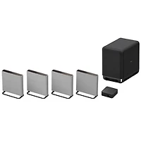 Système audio Dolby Atmos/DTS:X BRAVIA Theatre Quad de Sony avec haut-parleur d'extrêmes graves sans fil SA-SW5 de 300 W