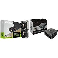 ZOTAC Gaming GeForce RTX 5060 AMP 8GB GDDR7 Video Card with 850-Watt ATX Modular Power Supply