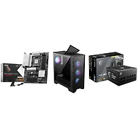 MSI Pro B850-P WIFI ATX AM5 Motherboard with Forge 321R Airflow ATX Computer Case & 850W Power Supply