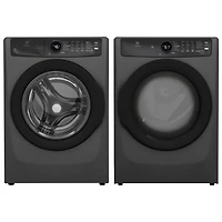 Electrolux 5.2 Cu. Ft. High Efficiency Steam Washer & 8.0 Cu. Ft. Electric Steam Dryer - Titanium